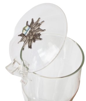 Bierglasdeckel schütze dein Bier vor Insekten, Laub, Fliegen... mit Wappen Hermannsdenkmal